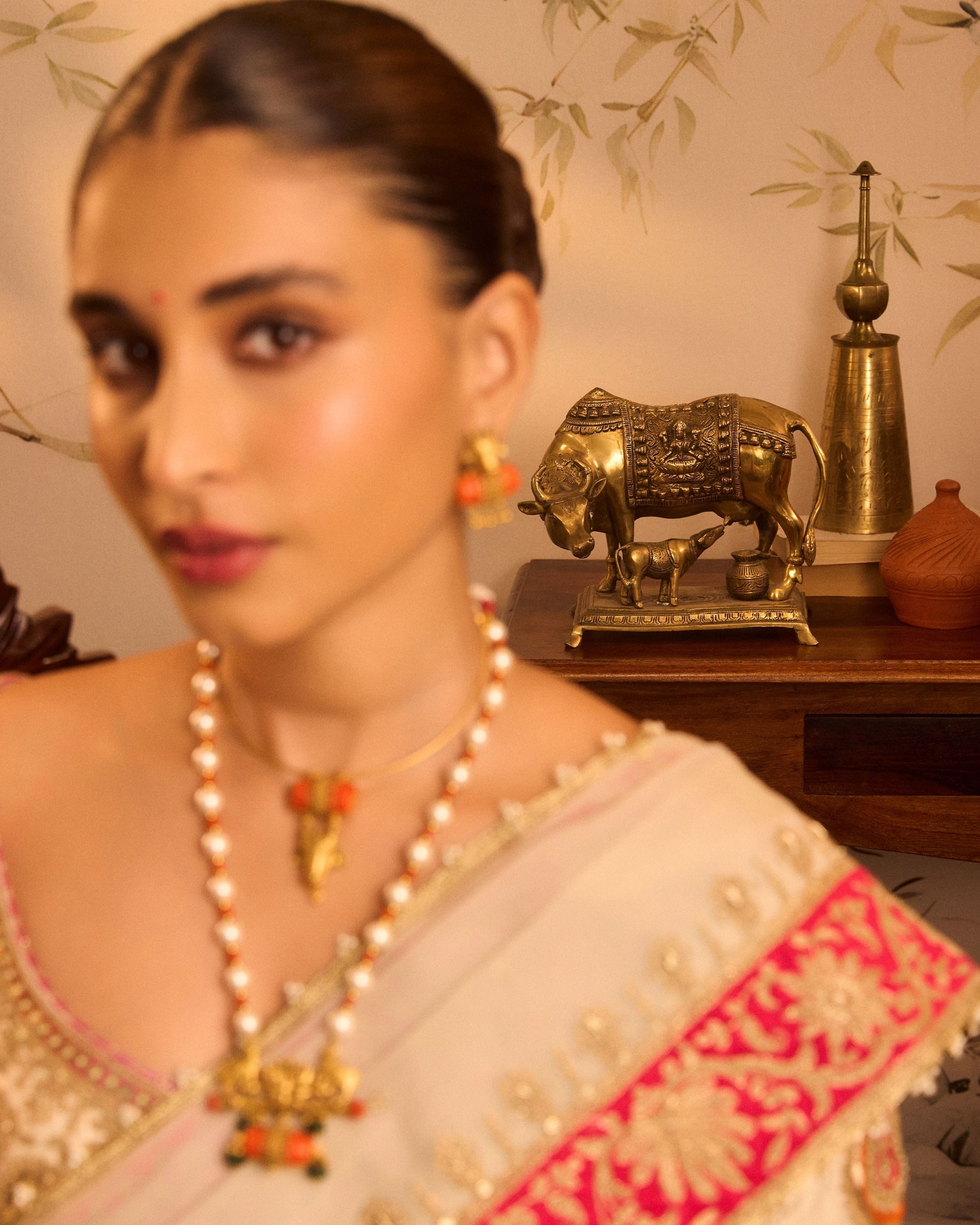 Kamdhenu Collection: Divine Gold Jewelry from Punjabi Saraf - Traditional Designs