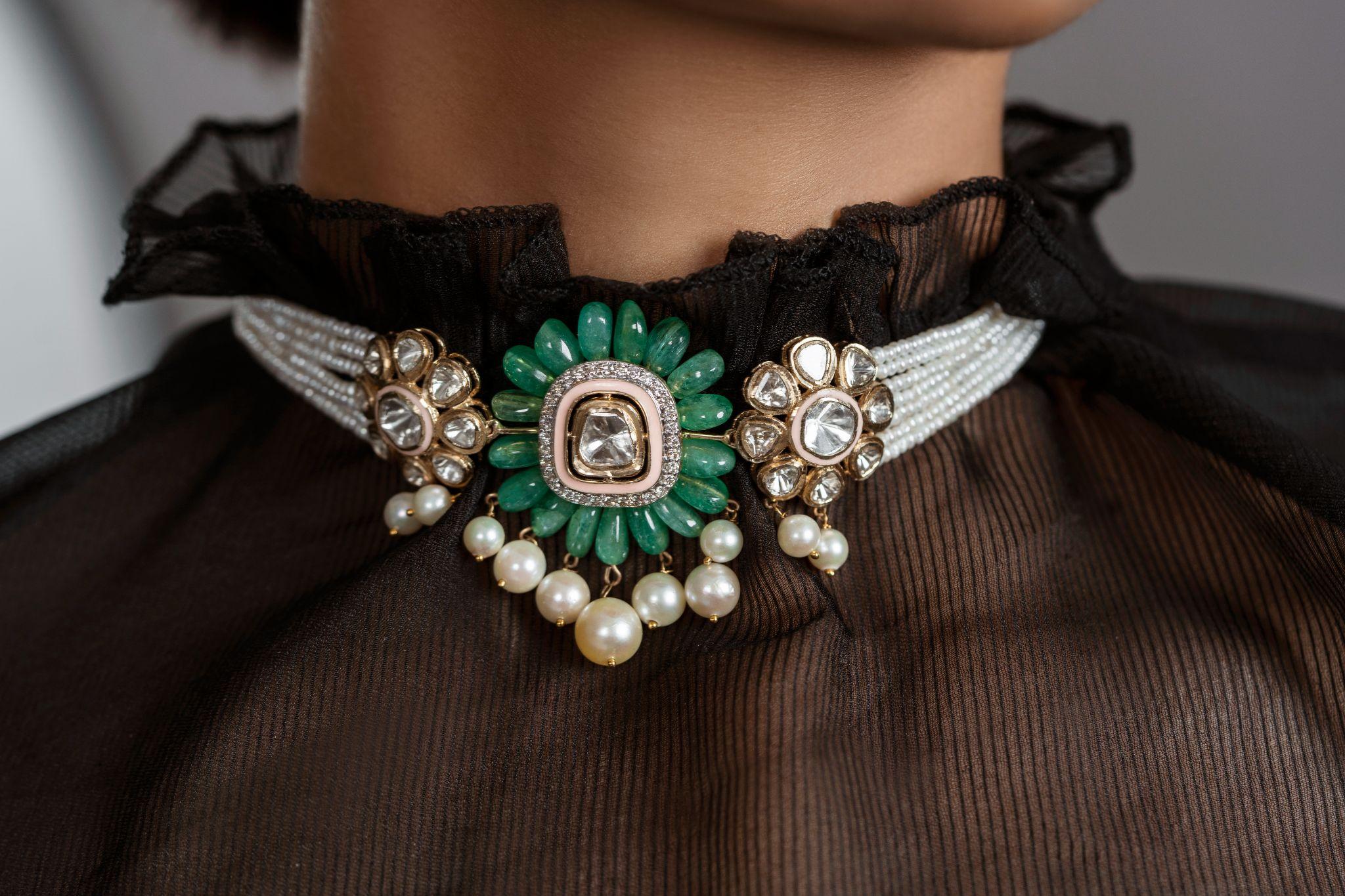 Bridal Jewellery Guide: Matching Polki, Jadau & Diamond with Lehenga Colors