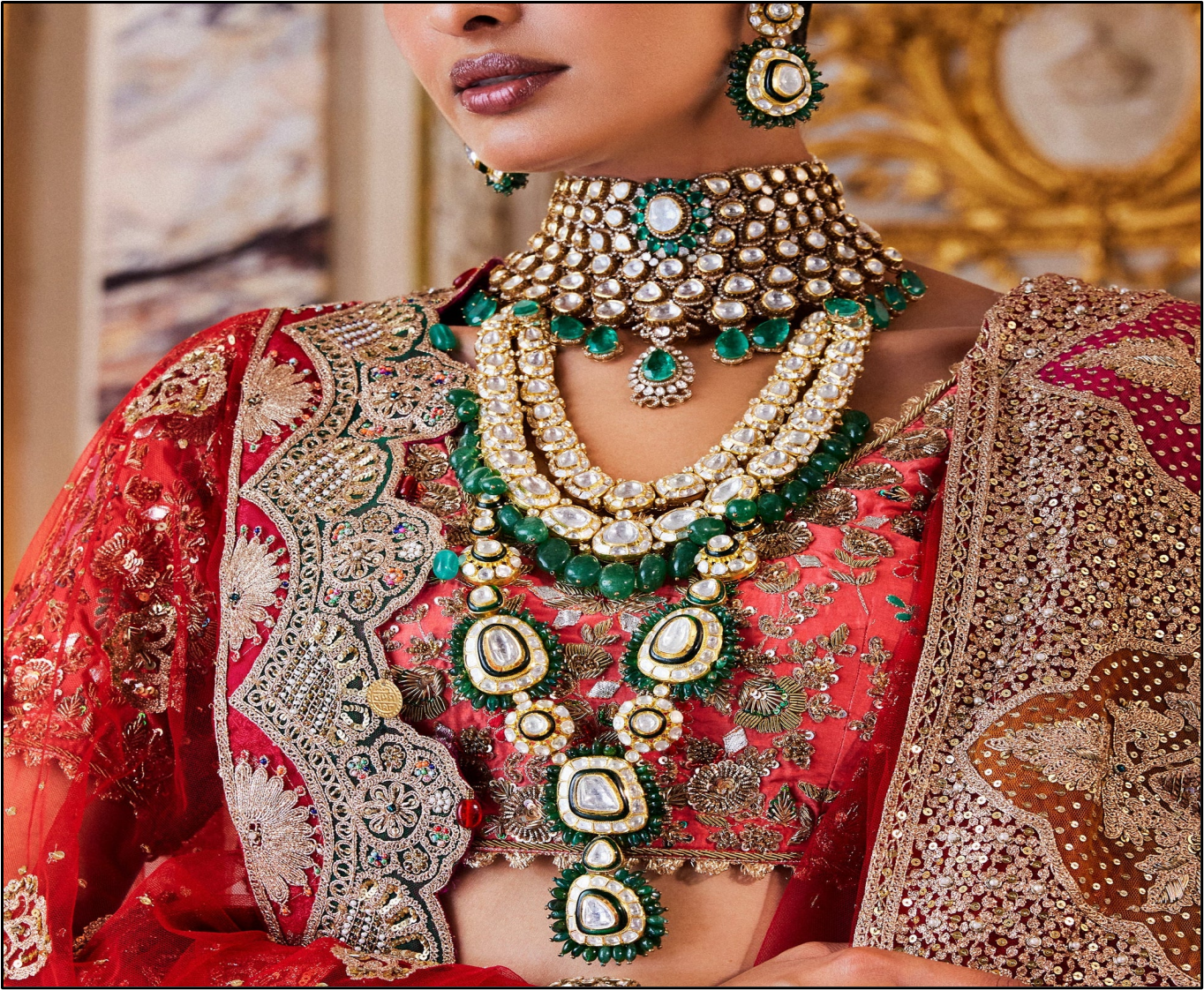 Top Polki Jewellery Designs That Add Royal Elegance to Brides