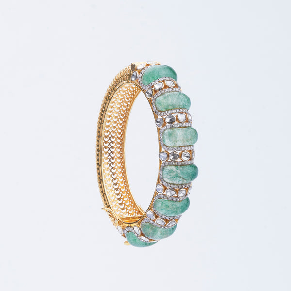 Classic Polki Gemstone Bangle